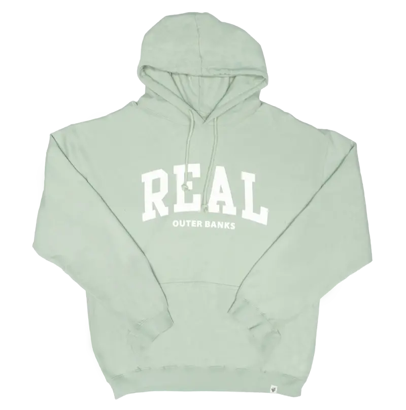 Sage Block Letter Hooded Sweatshirt 1