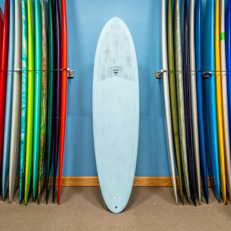 Skindog Ova Thunderbolt Surfboard – Black Finish, 7'6" Performance Midlength 1
