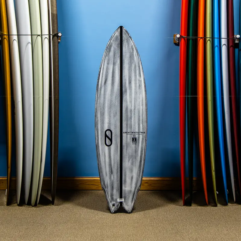 Slater Designs Great White Twin Firewire Surfboard – Volcanic Edition, 5'9" 1