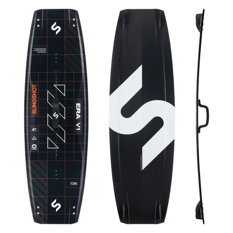 Slingshot Era V1 Kiteboard – Durable Twin-Tip For Freeride & Freestyle 1