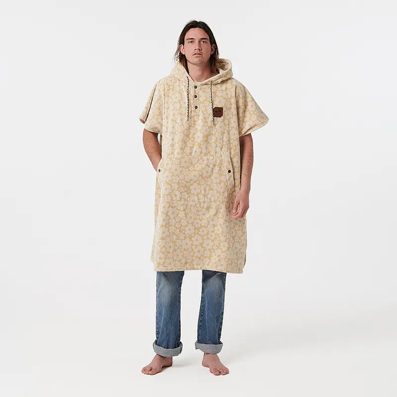 Slowtide Ginny Ex Oversized Poncho – Sandstone (Lg/Xl) 1