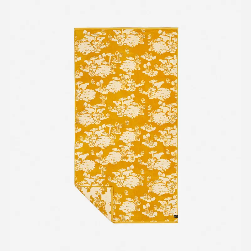Slowtide Wonderland Quick-Dry Beach Towel In Burnt Orange 1