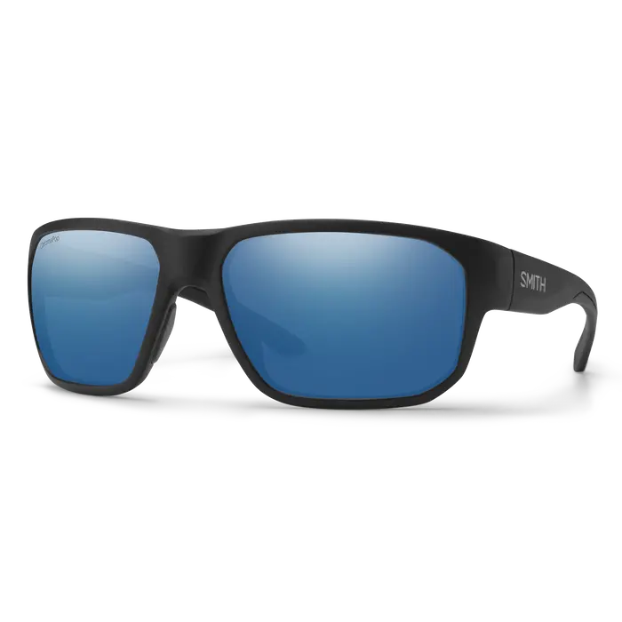 Smith Arvo Sunglasses – Matte Black Frame, Chromapop Polarized Blue Mirror Lenses 1