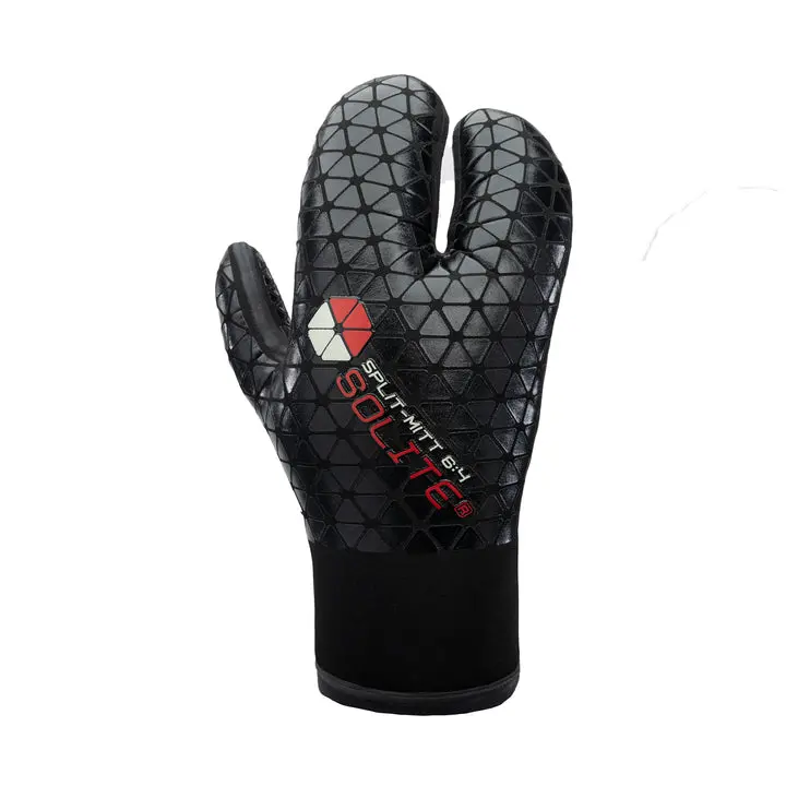 Solite 6/4Mm Split-Mitt Gloves In Black 1