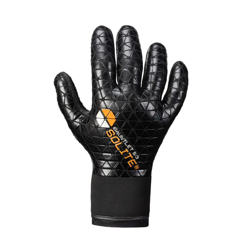 Solite Gauntlet 5/3 Full-Finger Neoprene Gloves – Black 1