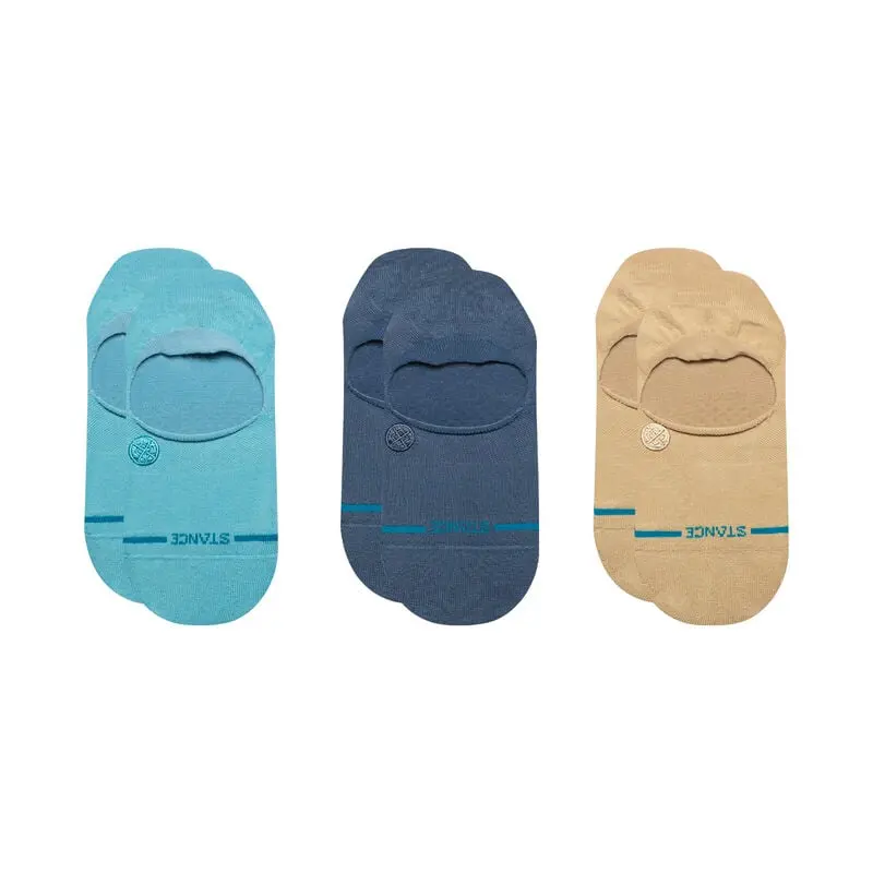 Stance Icon No-Show 3-Pack Socks – Navy 1