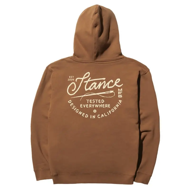 Stance Standard Issue Hoodie – Saddle Brown Sweatshirt 1