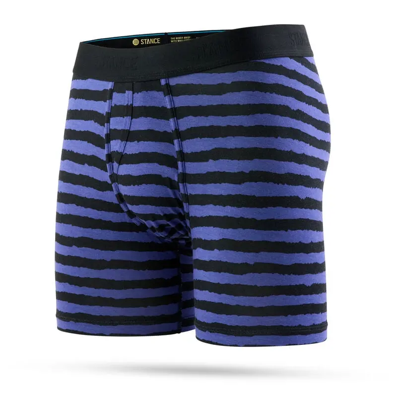 Torn Stripe Wholester Boxers – Indigo 1
