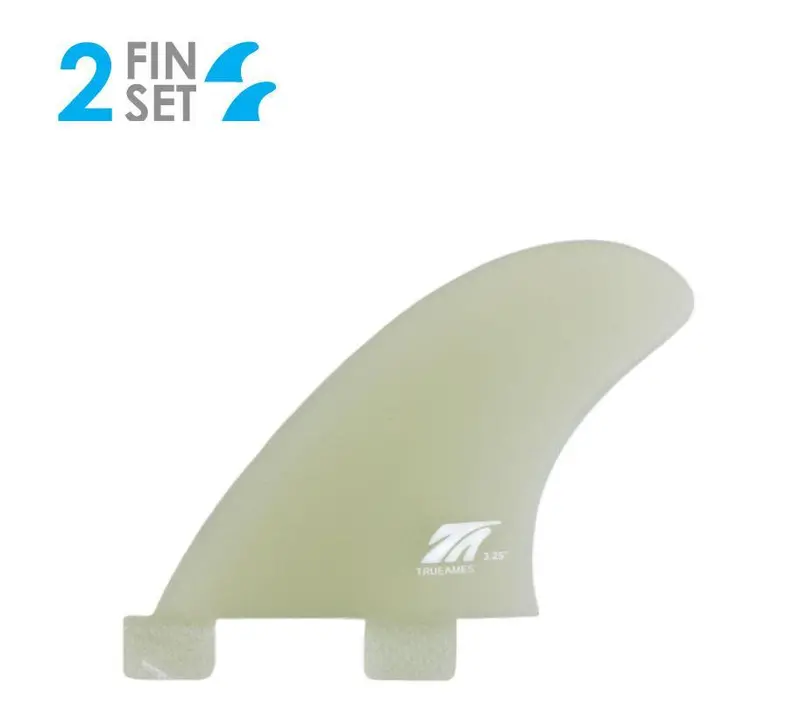 True Ames Fcs Side Bite Fin – Clear Finish, 3.25" 1