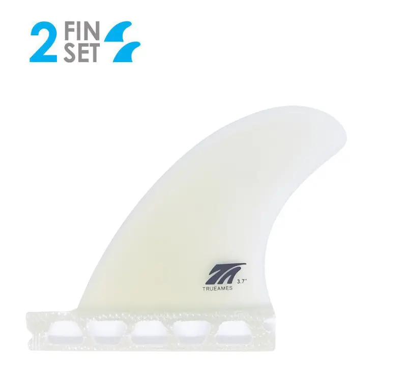 True Ames Futures Clear Side Bite Fin – 3.7" 1