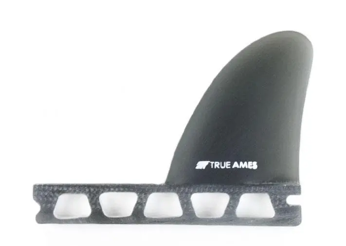 True Ames Side Bite Fin – Smoke Gray, 2.6" 1