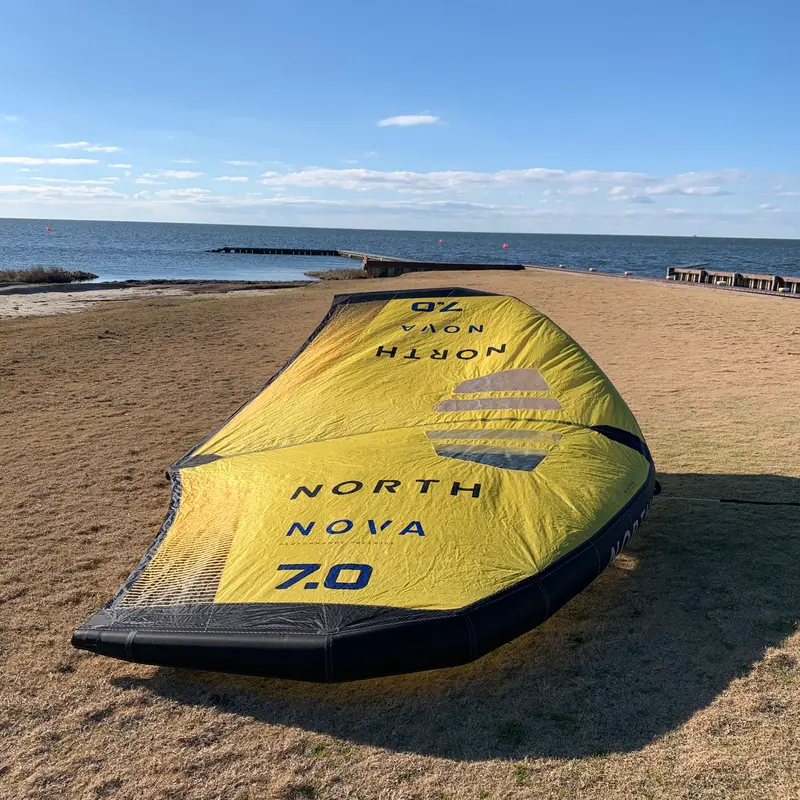 Used 2023 North Nova Light Wind Wing – Sunset Yellow, 7M 1