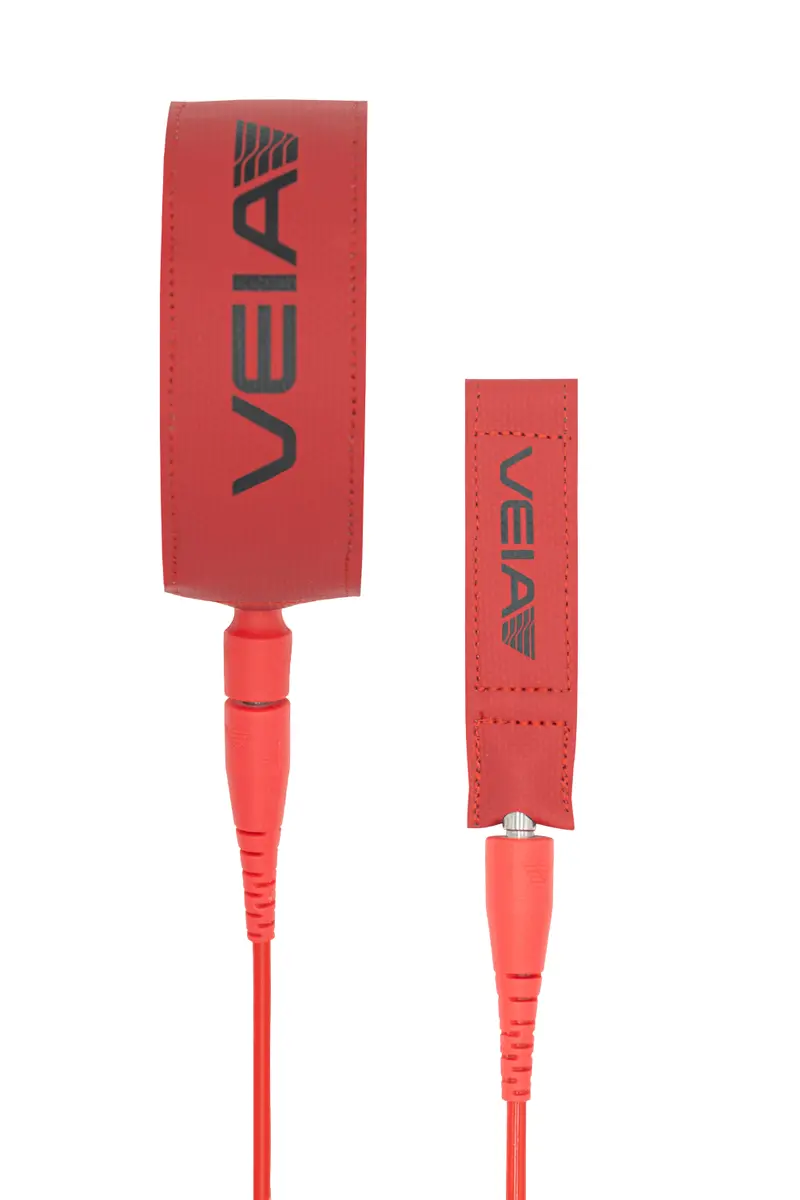 Veia Jjf Pro Surf Leash – Bold Red, 6 Feet 1