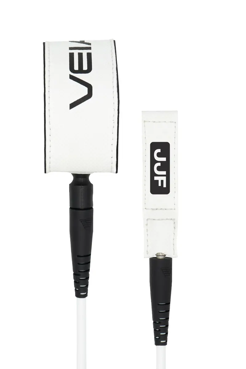 Veia Jjf Pro Surf Leash – Orbiter White, 7 Feet 1