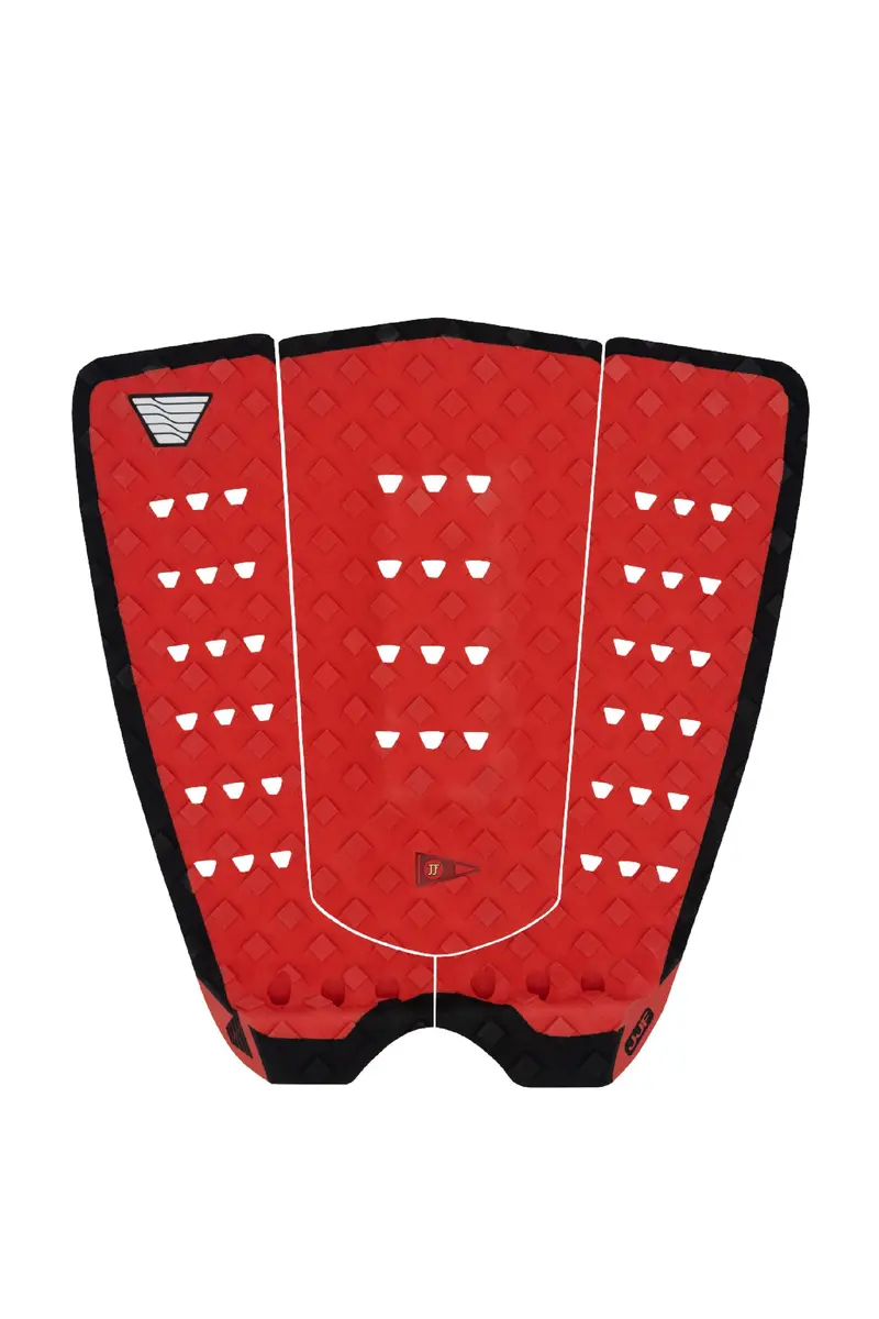 Veia Jjf Squash-Tail Grom Traction Pad – Night Black & Red 1