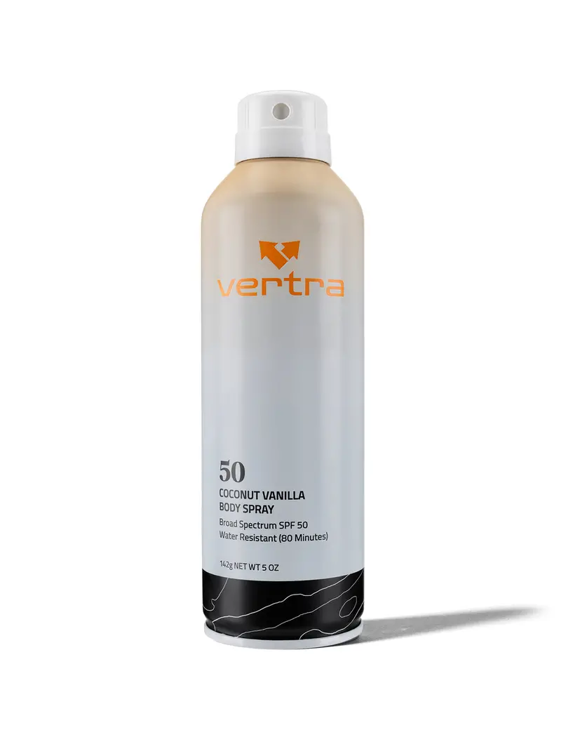 Vertra Coconut Vanilla Body Spray Sunscreen – Spf 50, Clear Formula 1