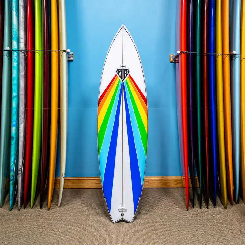 Vintage Mark Richards Retro Surfboard – 1980-Inspired 6'4" Pu/Poly Classic 1