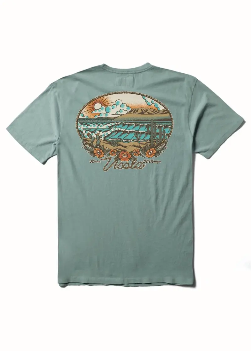 Vissla Baja West Pocket T-Shirt – Sea Green 1