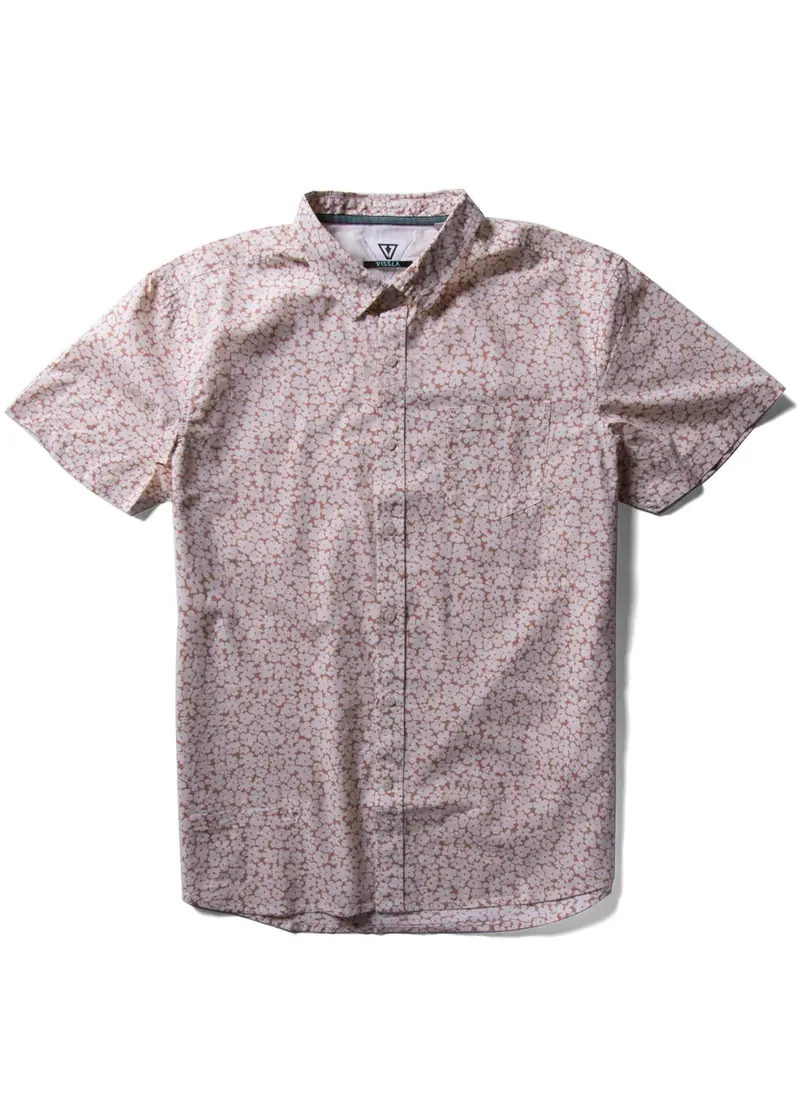 Vissla Cut Up Eco Short-Sleeve Shirt – Clay Beige 1