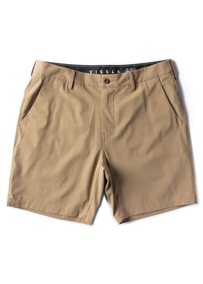 Vissla Cutlap Eco 17.5" Hybrid Shorts – Khaki 1