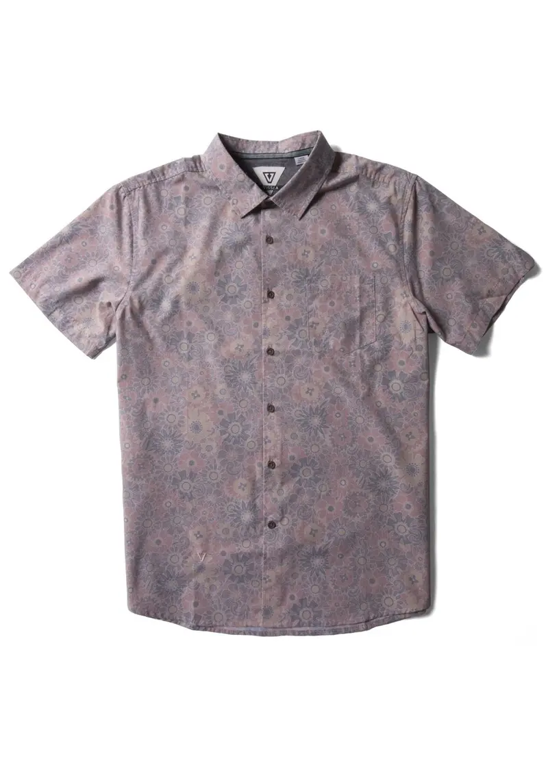 Vissla Far Out Eco Short-Sleeve Shirt – Terracotta Hue 1