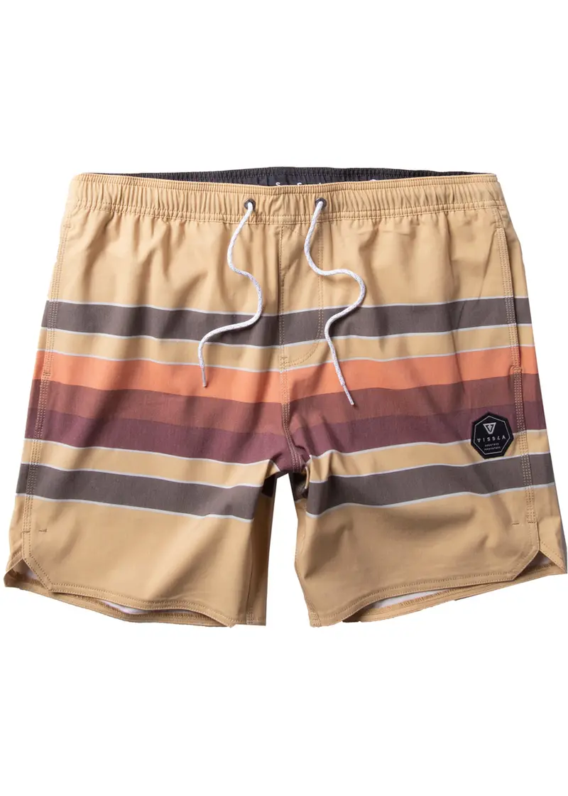 Vissla Fist Bump 17.5" Ochre Ecolastic Boardshorts 1
