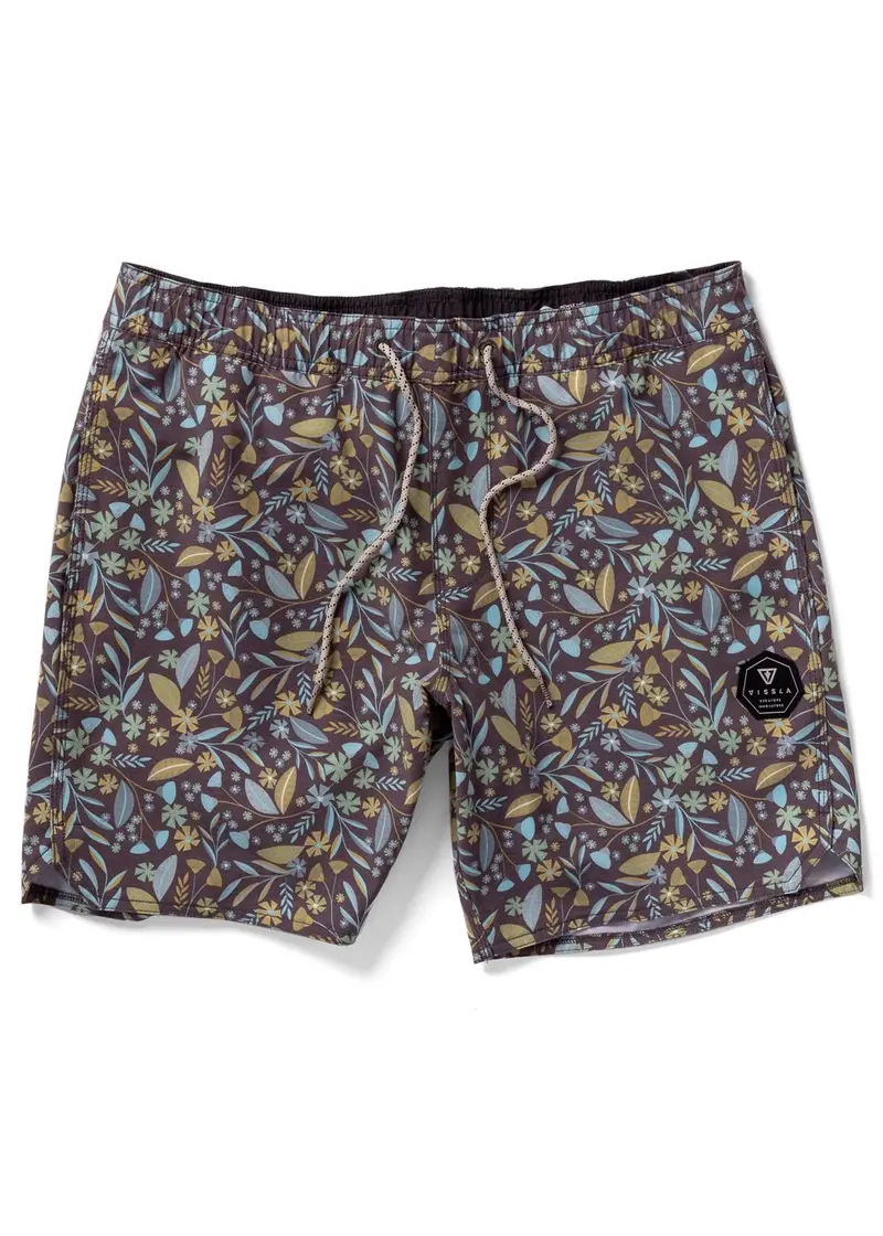 Vissla Gardena Ecolastic Boardshorts – 16.5 Inches, Phantom 1