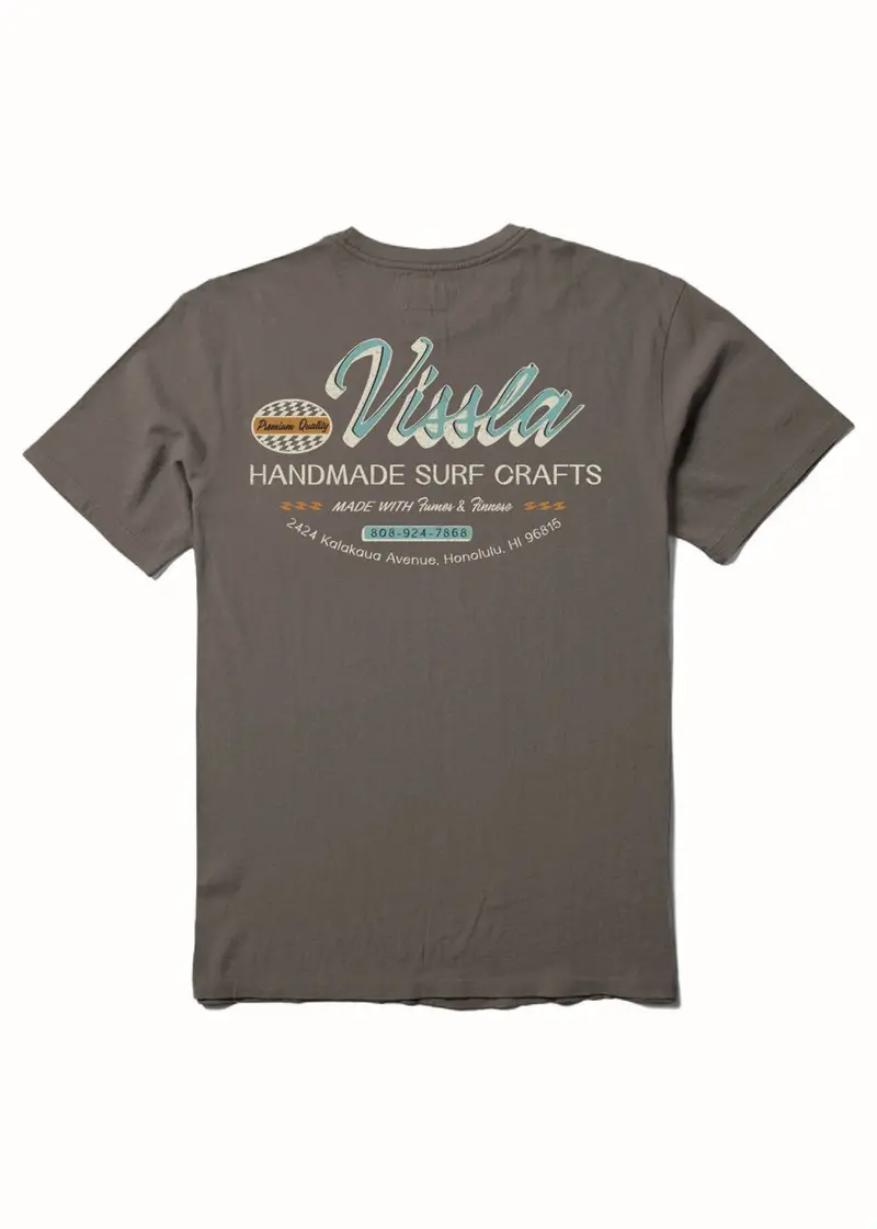 Vissla Handmade Pocket T-Shirt – Dark Earth 1