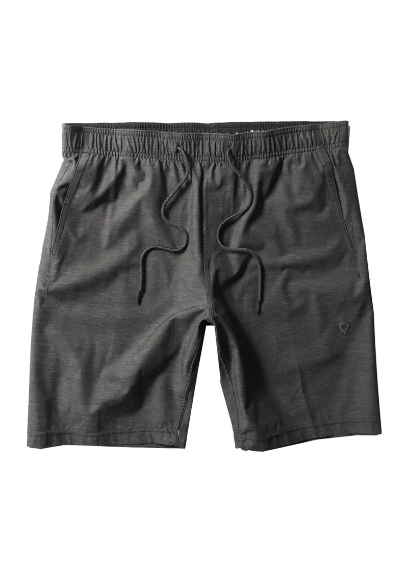 Vissla Hemp No-See-Um Eco Shorts – 18" Elastic Waist, Phantom 1