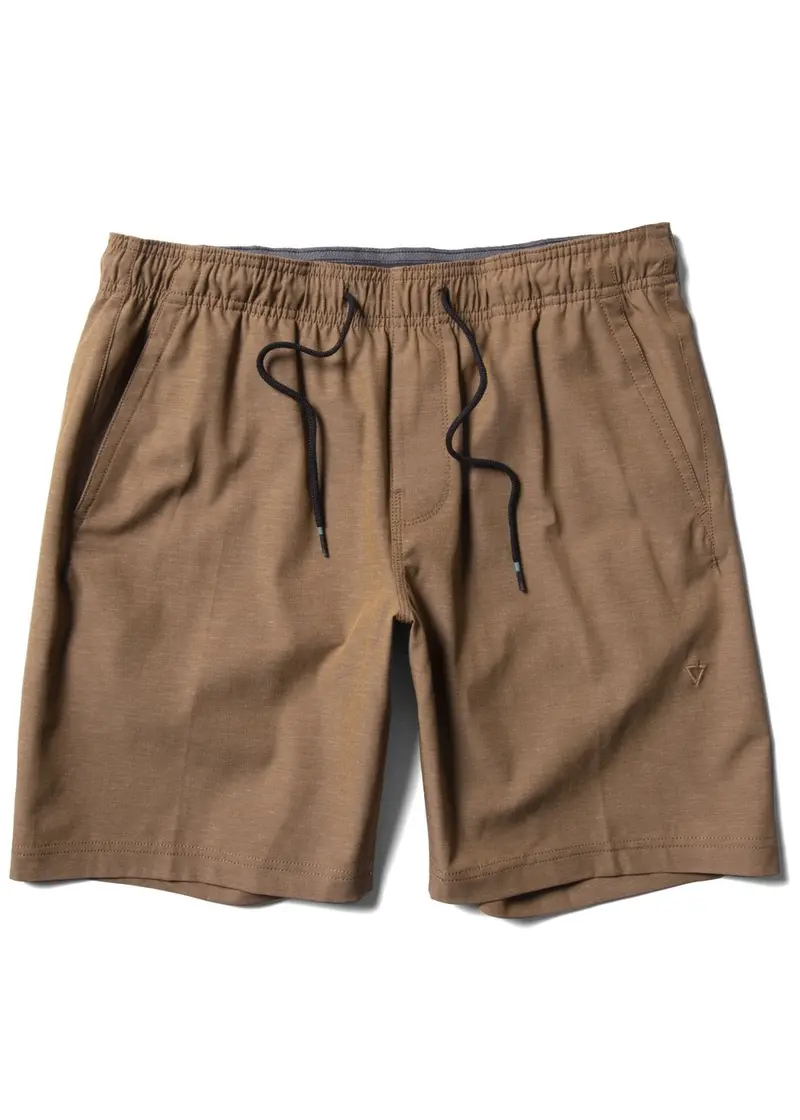Vissla Hemp No See Ums Eco-Friendly 18" Elastic Shorts With Rubber Waistband 1