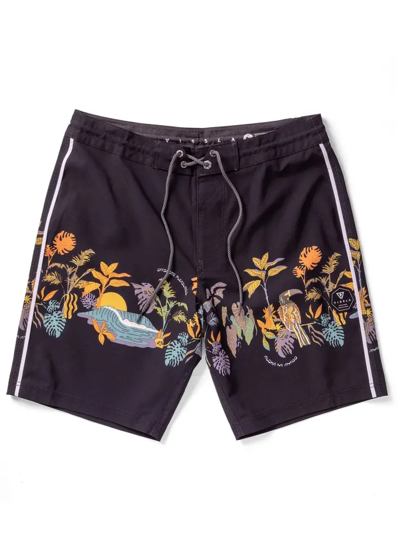 Vissla Jungle Jams 18.5" Stretch Boardshorts – Phantom 1