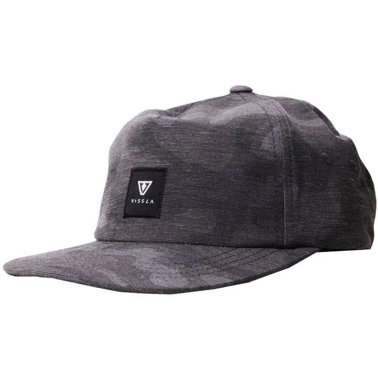 Vissla Lay Day Sustainable Hat In Black Camo 1