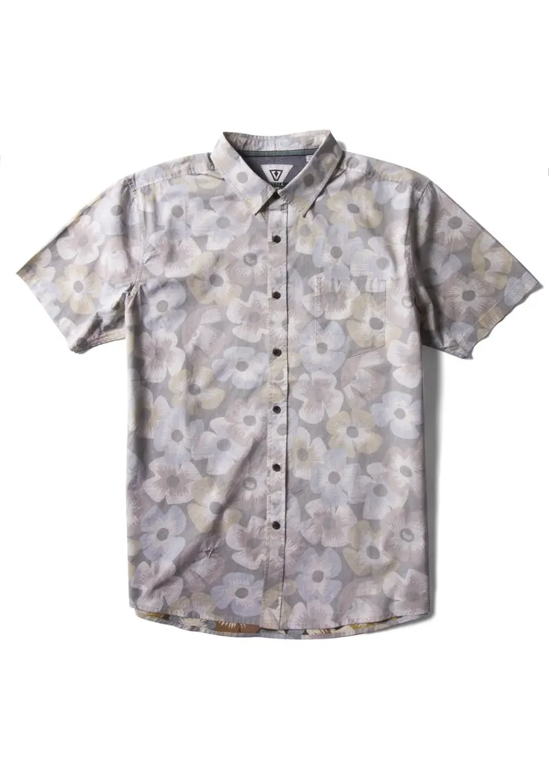 Vissla Lookout Eco Short-Sleeve Shirt In Kangaroo 1