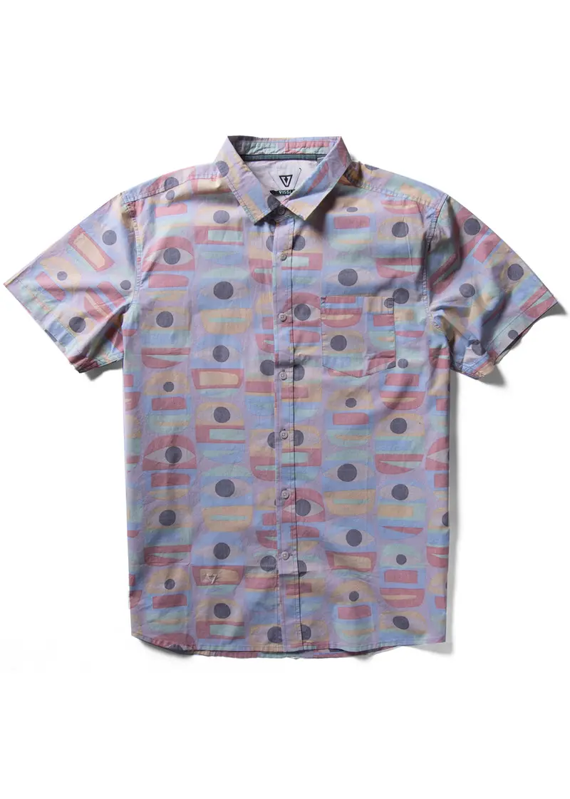 Vissla Minds Eye Eco Short-Sleeve Shirt – Dusty Rose 1