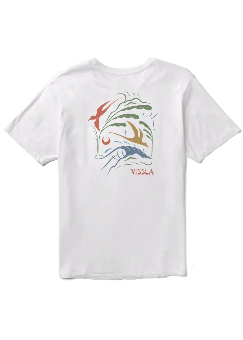 Vissla Miyashiro Swell Seekers Organic Tee – Bright White 1