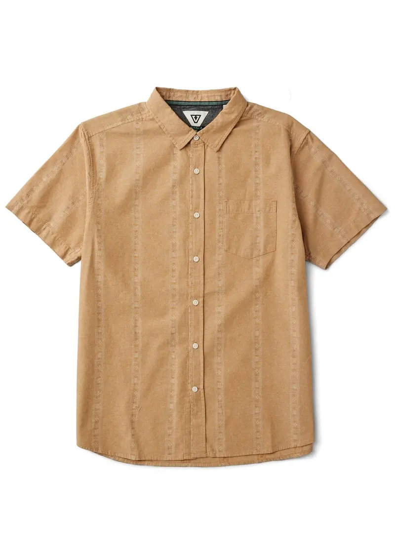 Vissla Ruins Dobby Eco Shirt – Husk Beige 1