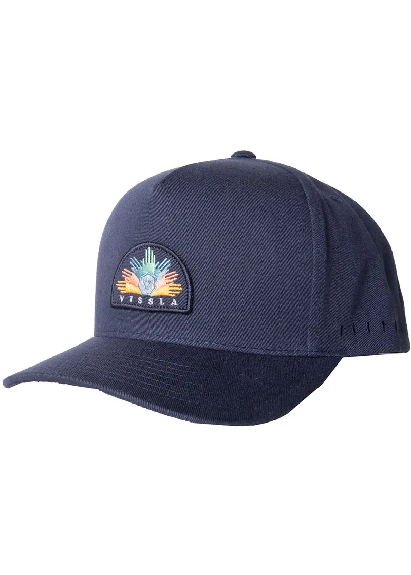 Vissla Sevens Snapback – Midnight Black Finish 1