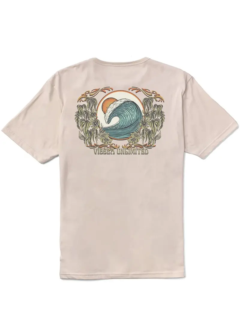 Vissla Shallows Organic Cotton T-Shirt – Bone 1