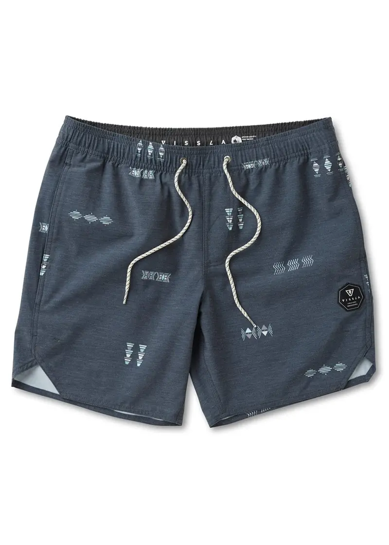 Vissla Shoreline 16.5" Ecolastic Boardshorts – Graphite 1