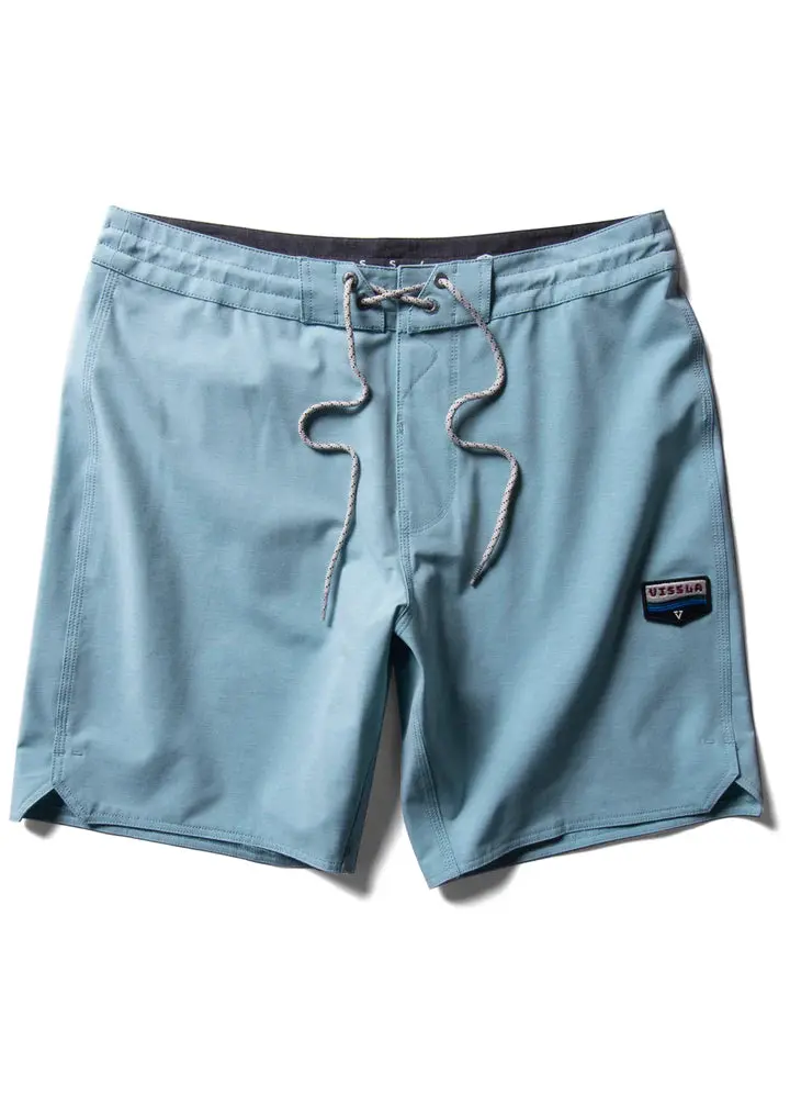 Vissla Solid Sets 18.5-Inch Men'S Boardshorts In Aqua 1