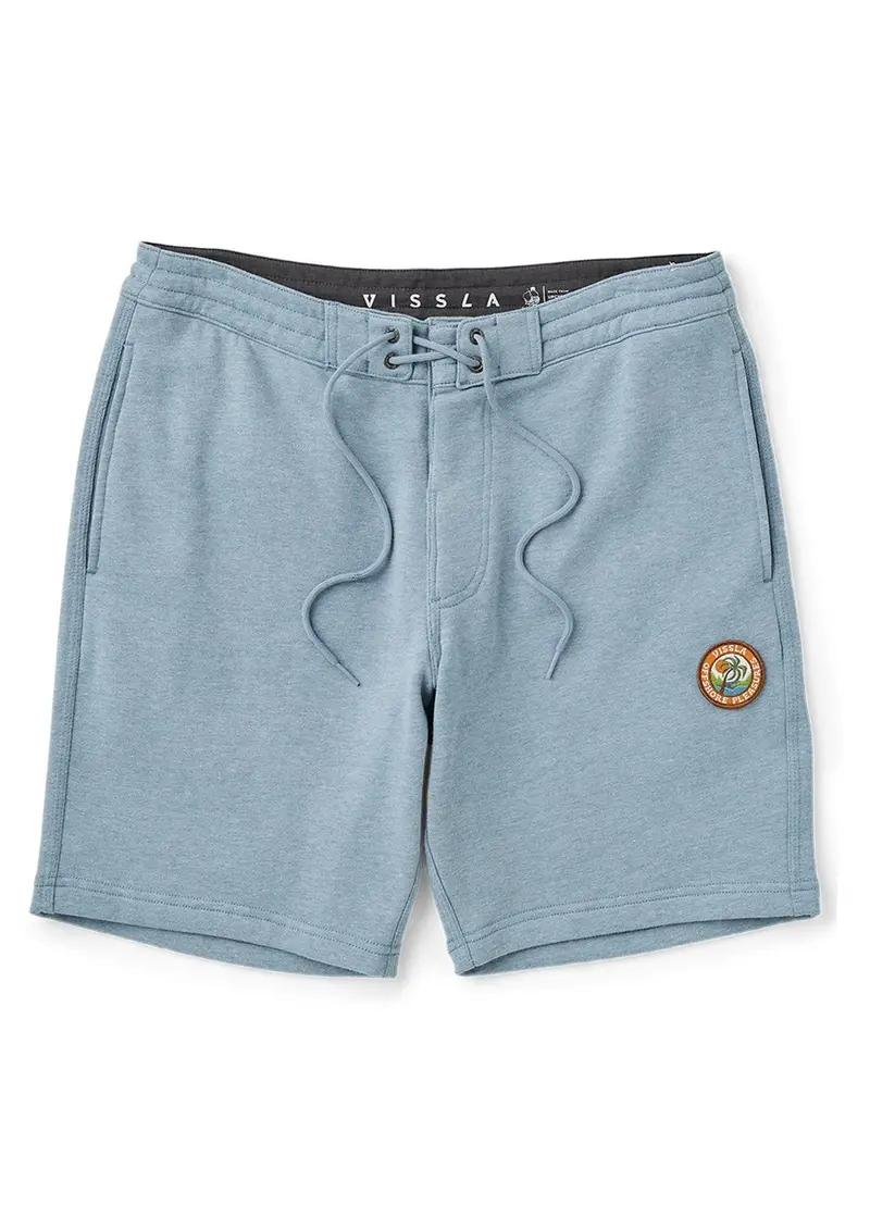 Vissla Solid Sets Eco 18.5" Sofa Surfer Shorts – Harbor Blue 1