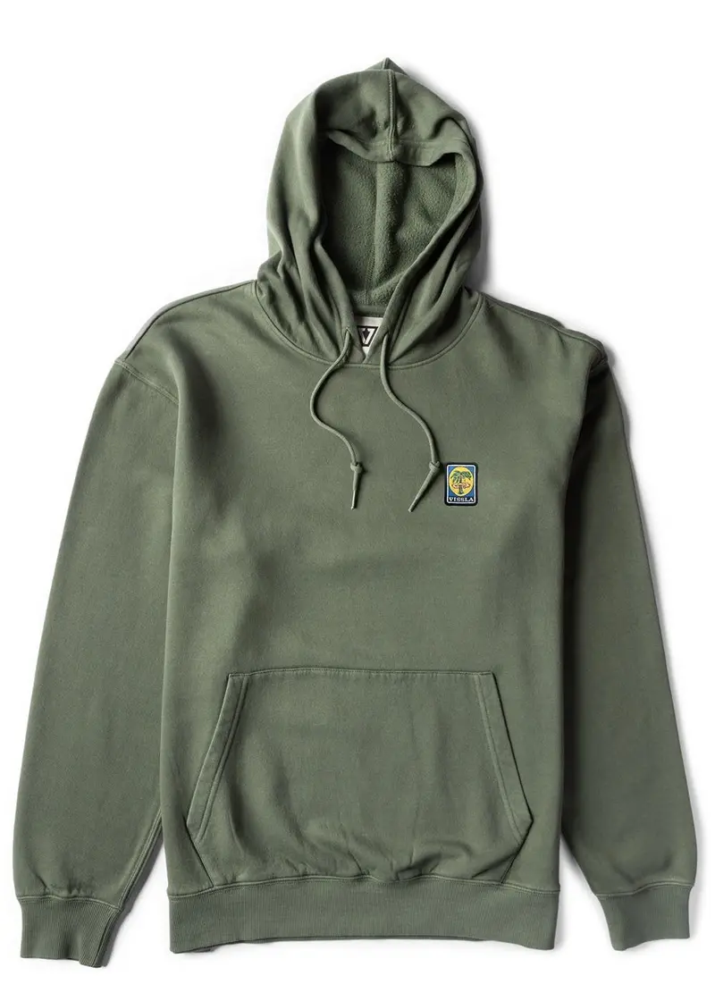 Vissla Solid Sets Eco Fleece Sweatshirt – Rifle Green 1