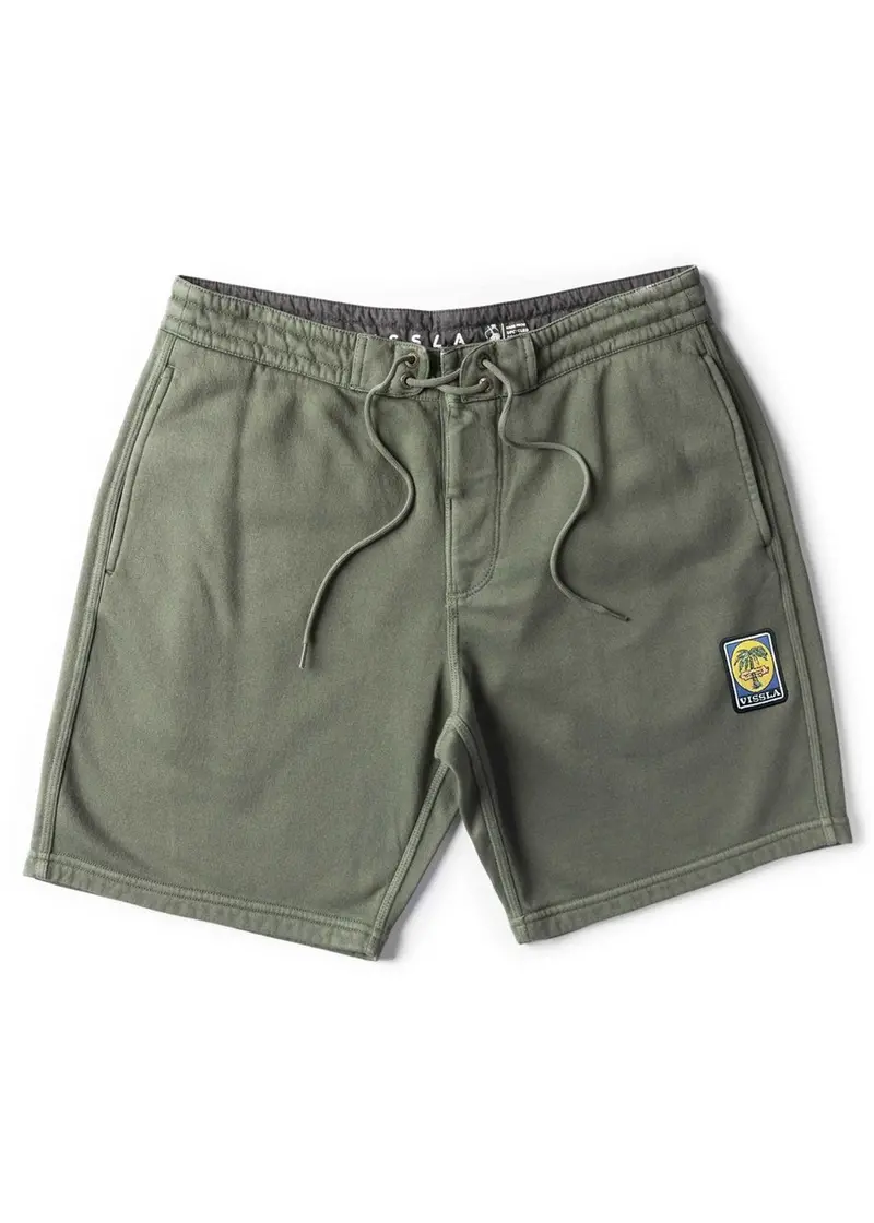 Vissla Solid Sets Eco Sofa Surfer Shorts – 18.5", Rifle Green 1