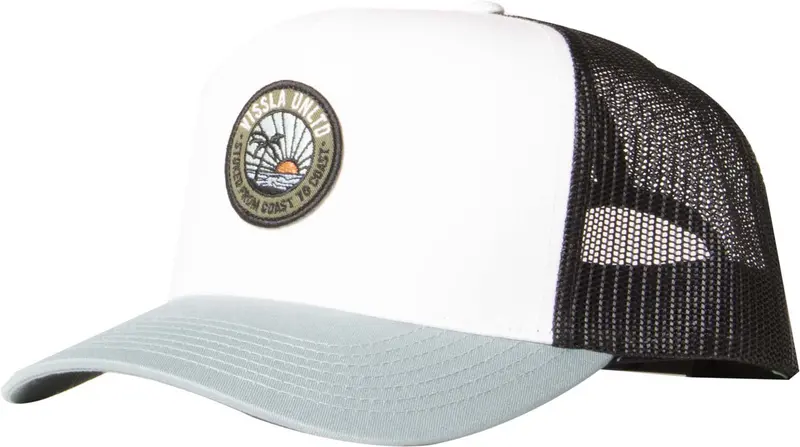 Vissla Solid Sets Eco Trucker Hat In Seaside 1