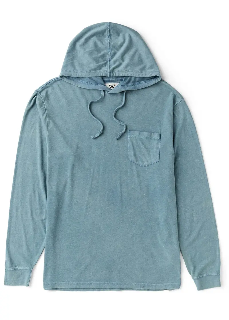 Vissla Solid Sets Knit Pullover Sweatshirt – Blue Haze 1