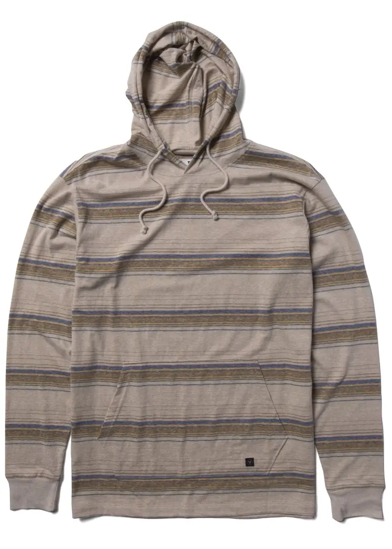 Vissla Tahoe Po Long-Sleeve Hoodie Tee – Bone Heather 1