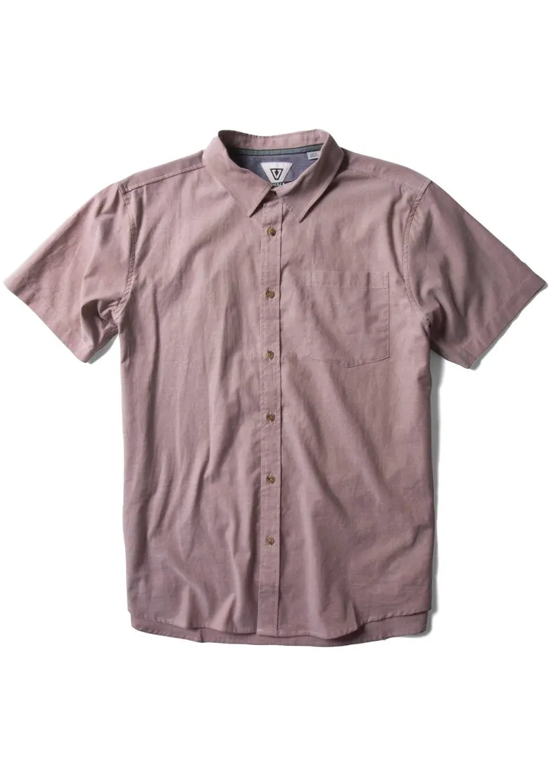 Vissla The Box Eco Short Sleeve Shirt In Terracotta 1