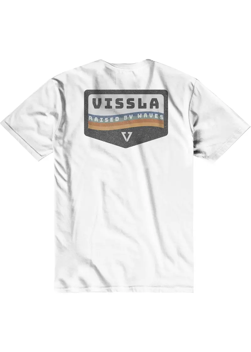 Vissla Wavy Heather Short-Sleeve T-Shirt – White 1