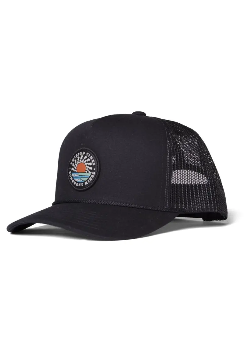 Vissla West Winds Eco Black 2 Trucker Hat 1