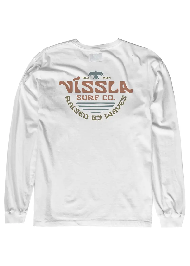 Vissla West Winds Long-Sleeve Pocket Tee – White 1